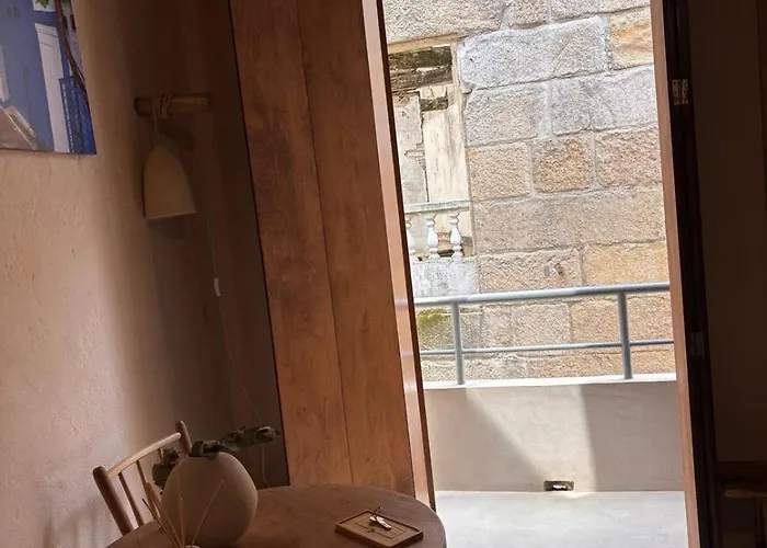 아파트 Animas, Elegantes Pisos En El Centro Historico 폰테베드라